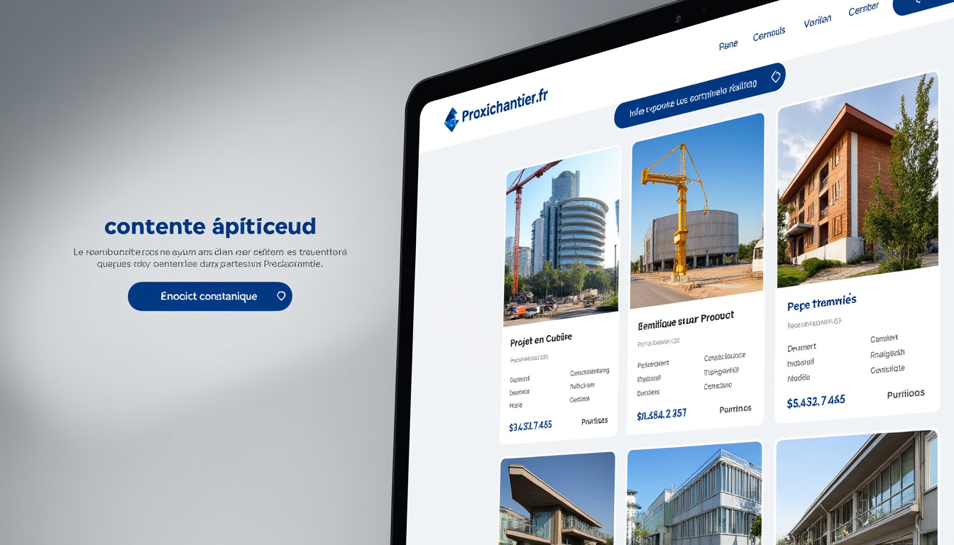 découvrez comment vous inscrire facilement sur proxichantier.fr grâce à notre guide pratique. suivez chaque étape pour accéder rapidement à de nombreux chantiers et développer votre activité.