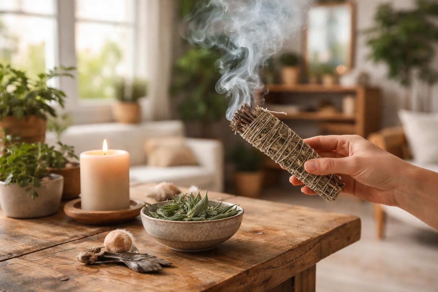 découvrez comment nettoyer votre maison avec de la sauge, en explorant les rituels traditionnels et les bienfaits énergétiques pour un espace purifié et harmonieux.