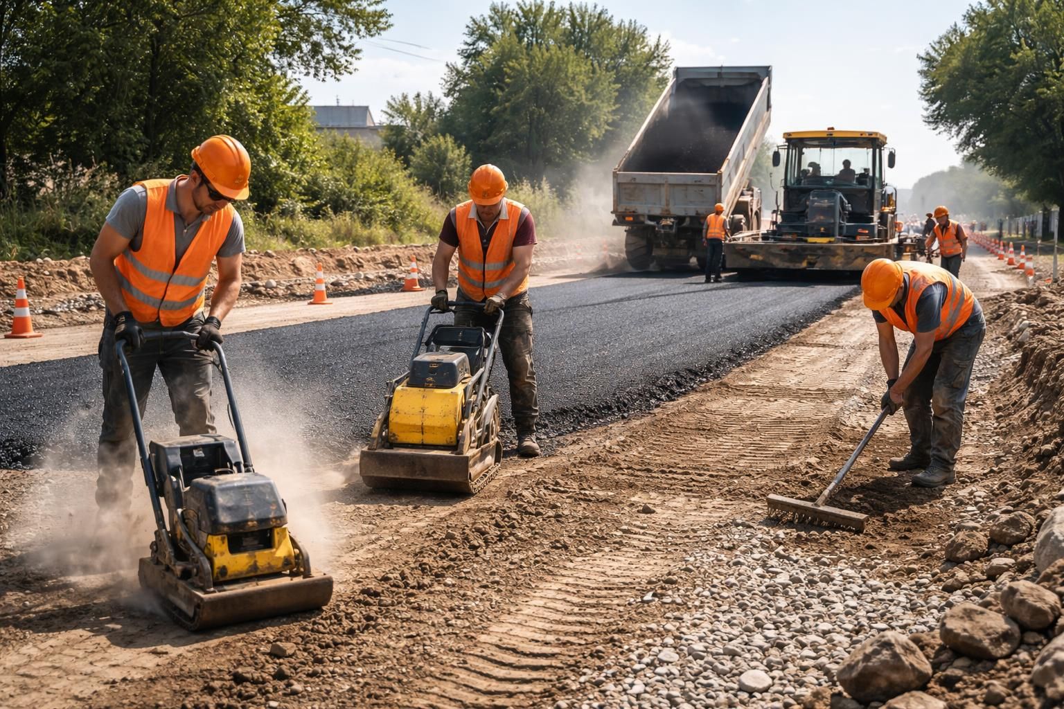 découvrez le prix au m2 de l'enrobé incluant la préparation complète du terrain pour vos travaux de revêtement extérieur.