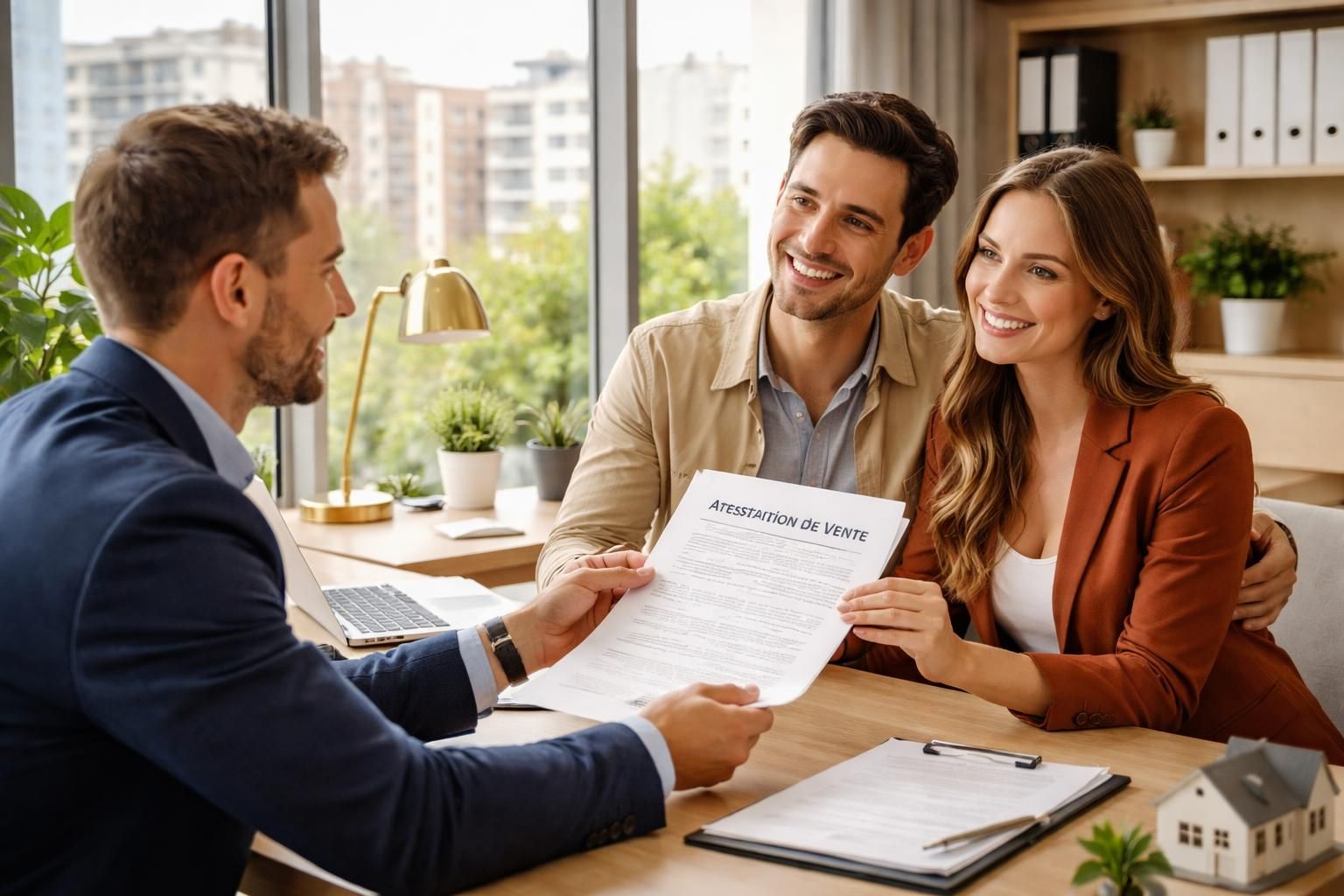 obtenez facilement votre attestation de vente immobilière pour simplifier toutes vos démarches administratives liées à la vente de bien immobilier.