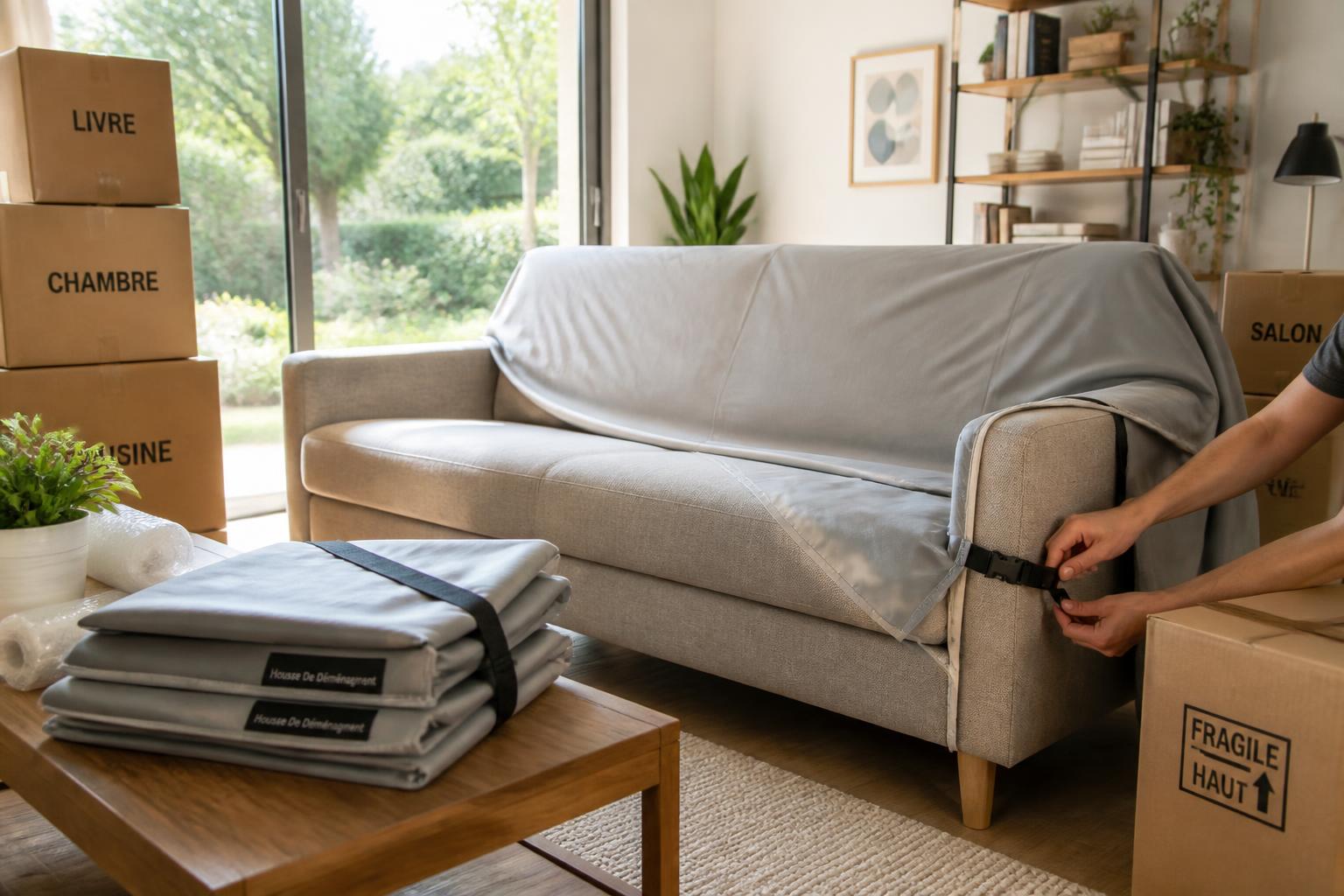 découvrez comment choisir la housse de canapé idéale pour protéger votre mobilier lors de votre déménagement et assurer un transport en toute sécurité.