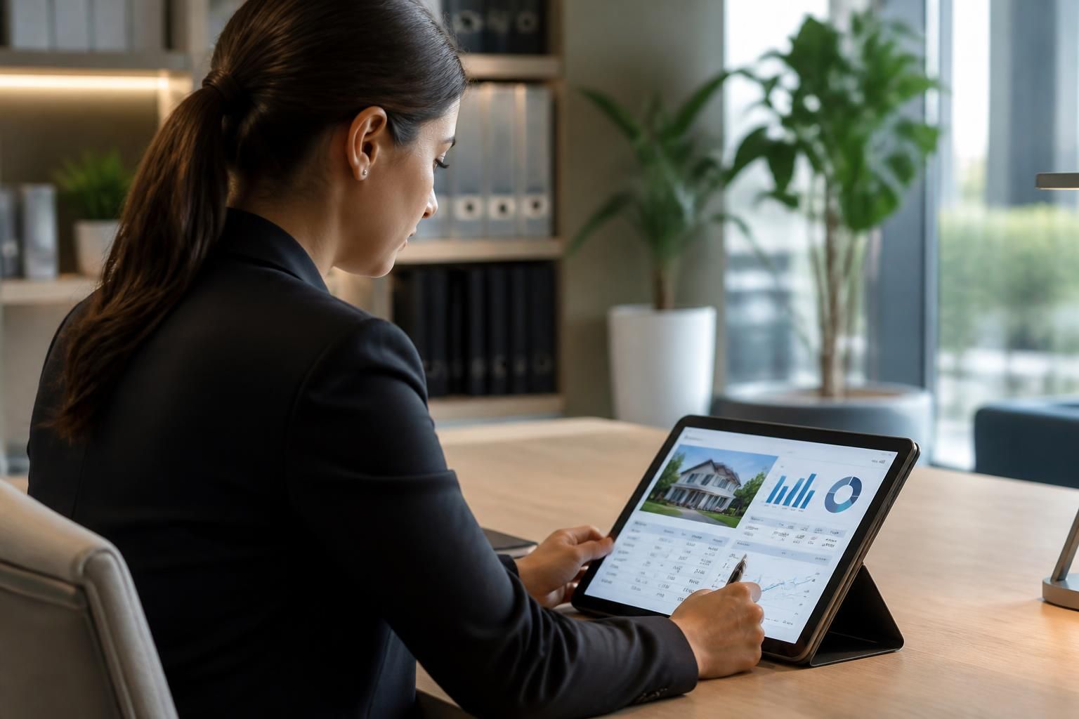 organisez facilement votre rendez-vous bancaire pour un dossier d'achat de maison et demande de prêt directement sur tablette tactile.