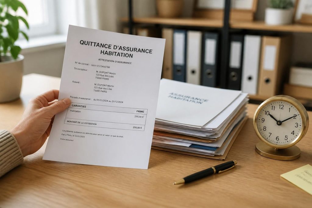 découvrez combien de temps conserver vos quittances d'assurance habitation pour être en conformité et bien gérer vos documents importants.