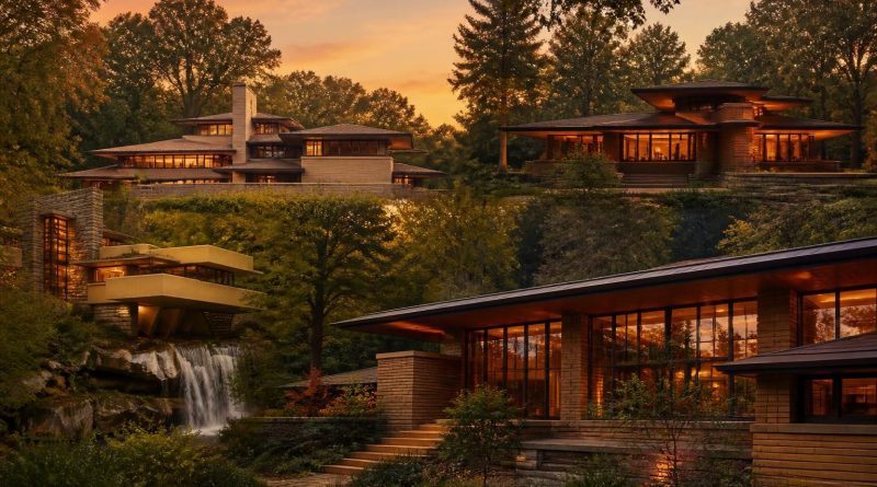 découvrez les maisons et studios conçus par frank lloyd wright, un hommage à l'ingéniosité et au génie architectural de l'un des plus grands architectes du xxe siècle.