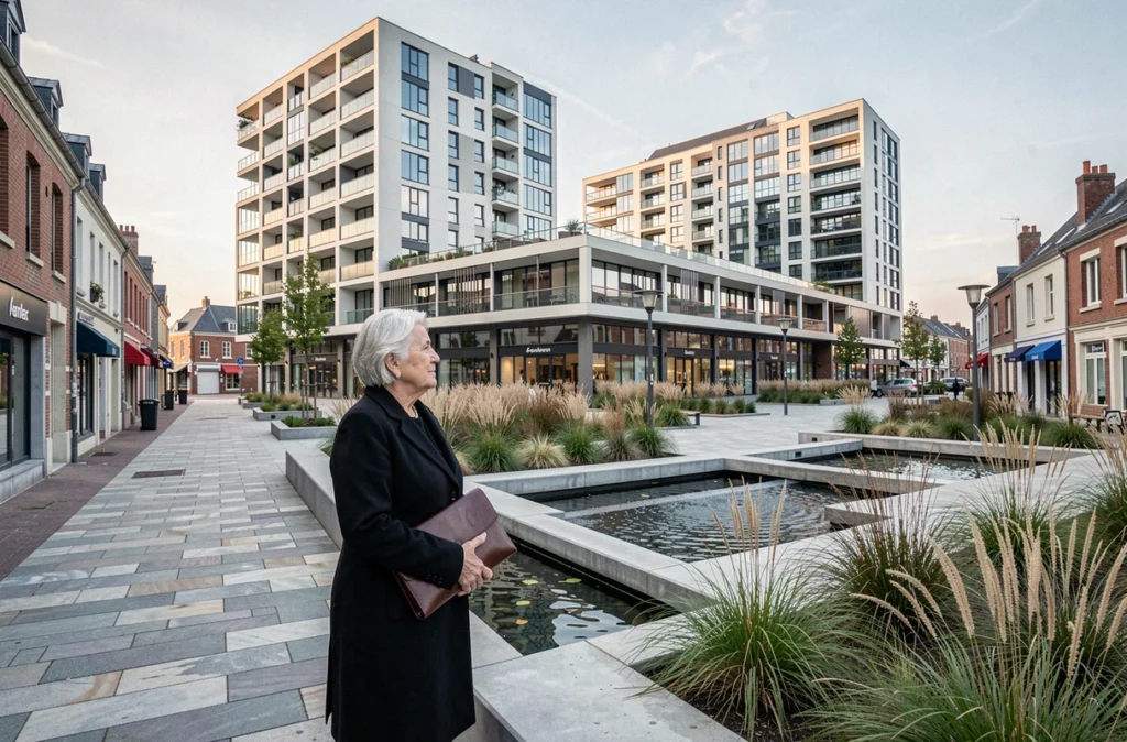 Directrice exécutive sur une place publique d'un grand projet urbain mixte représentant Altarea en Vendée